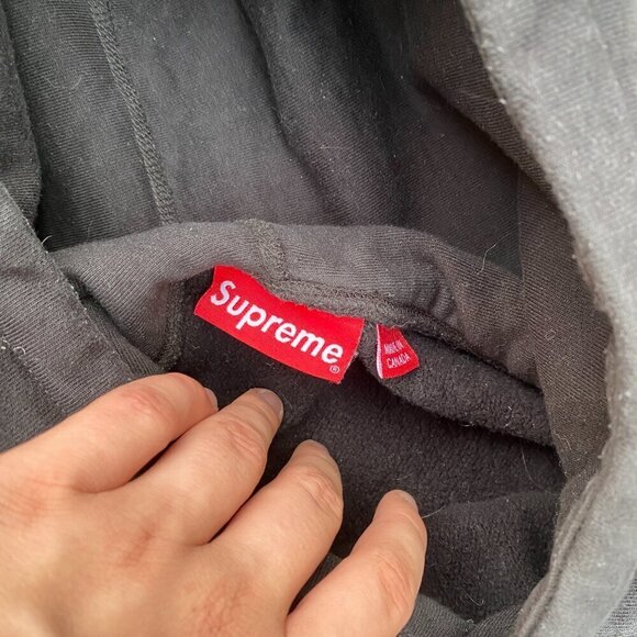 Supreme Box Logo Hoodie Sweatshirt Medium Black - Picture 7 of 12
